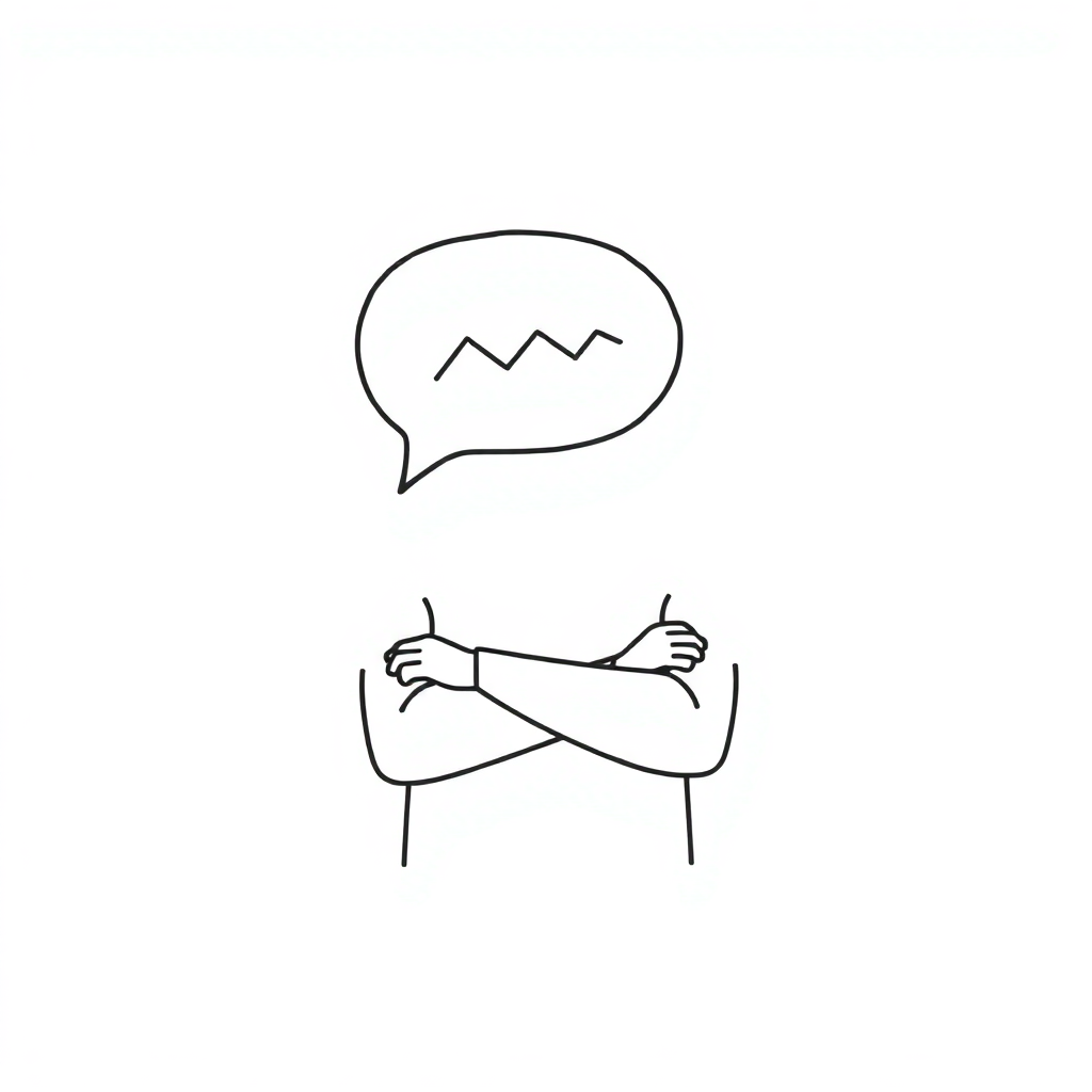 Sketch minh hoạ cho “complain”